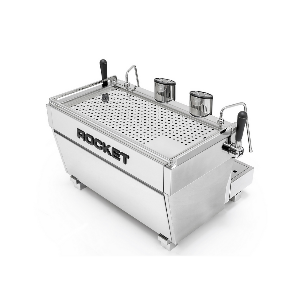 Rocket RE Doppia 2 Group Commercial Espresso Machine (Chrome)