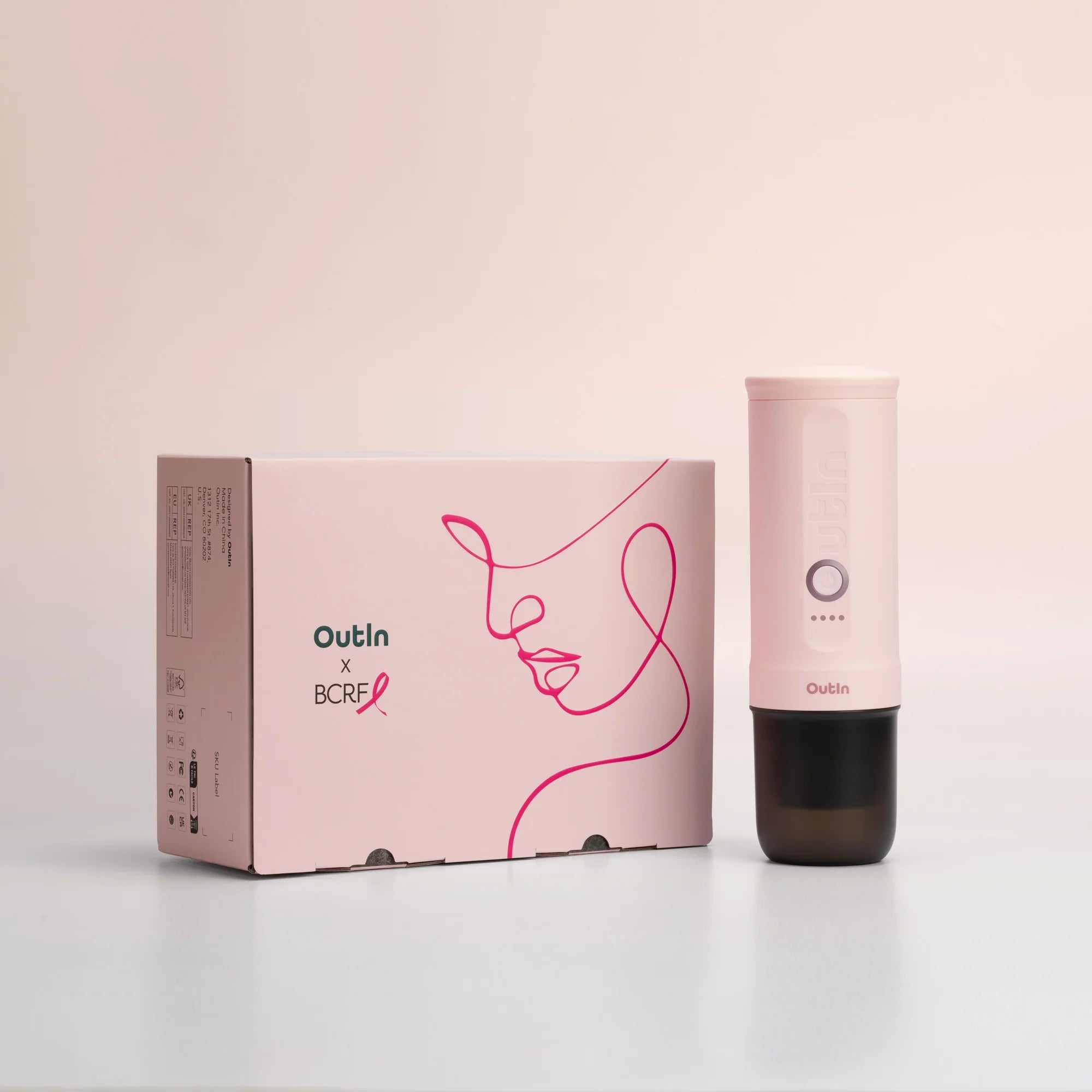 Nano Portable Espresso Machine (Rose Quartz) X BCRF