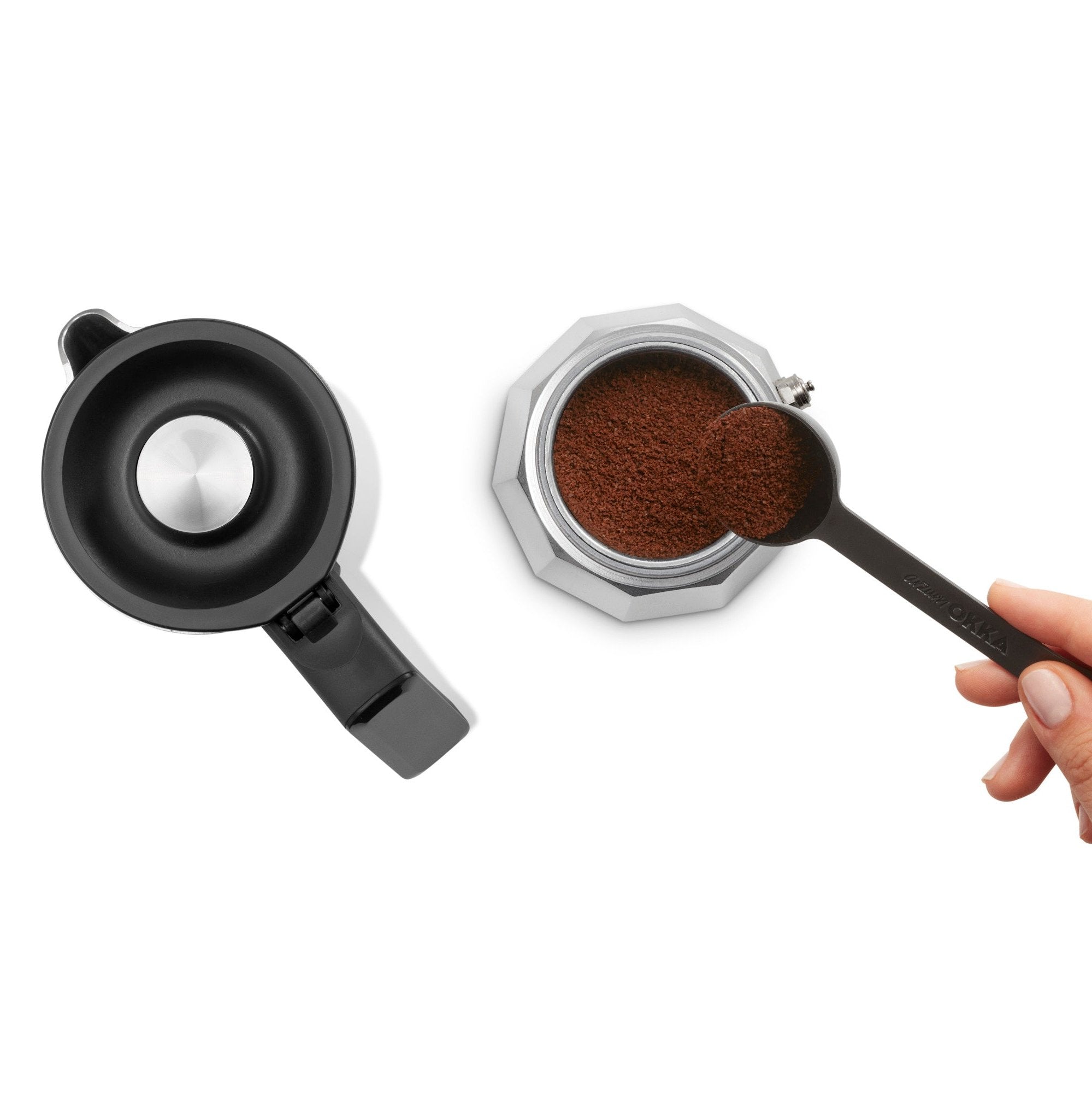 Arzum Okka Rich Moka Pot Turkish Coffee and Moka Maker - Chrome