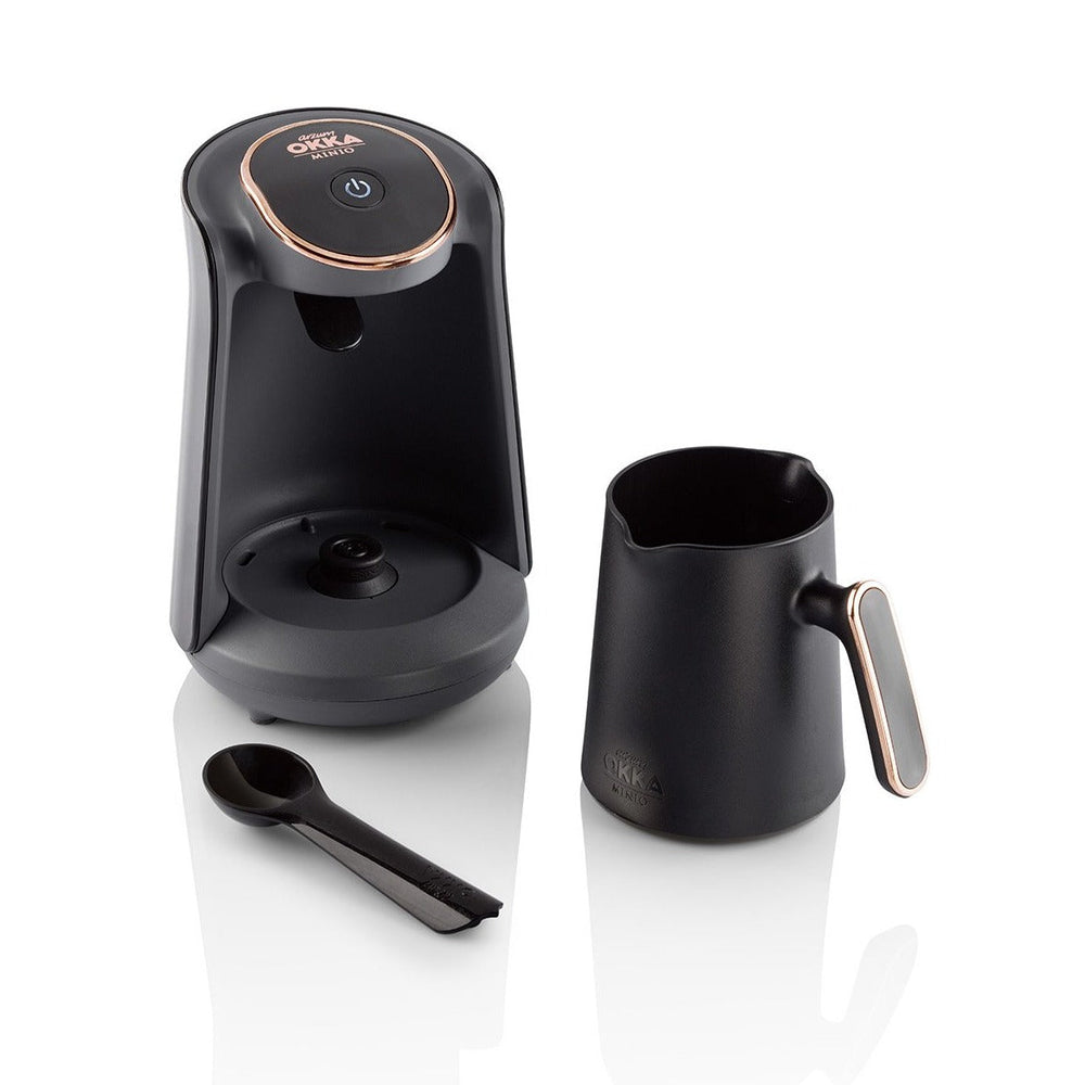 Arzum Okka Minio Automatic Turkish Coffee Maker, Black/Gold