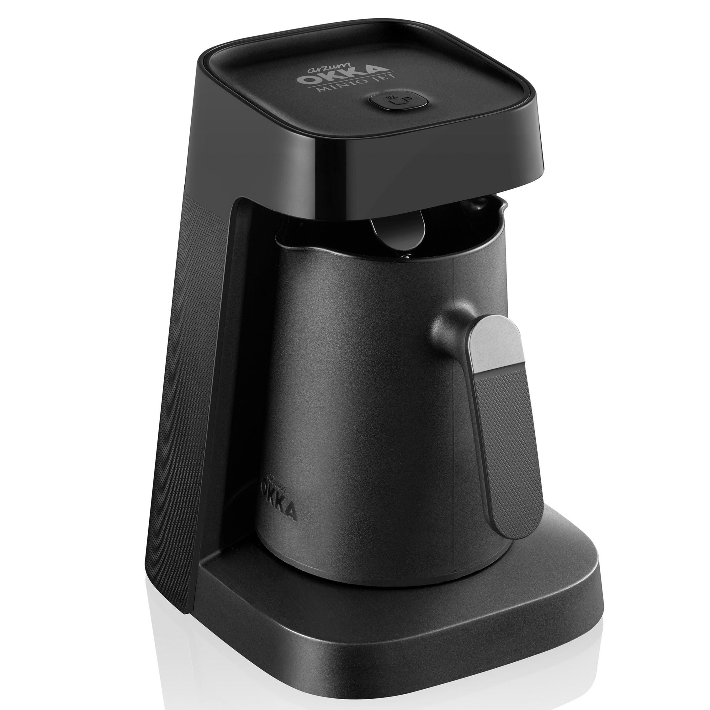 Arzum Okka Jet Automatic Turkish Coffee Maker, Black/Chrome,